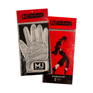MJ THE MUSICAL Rhinestone Glove & Fedora Bundle