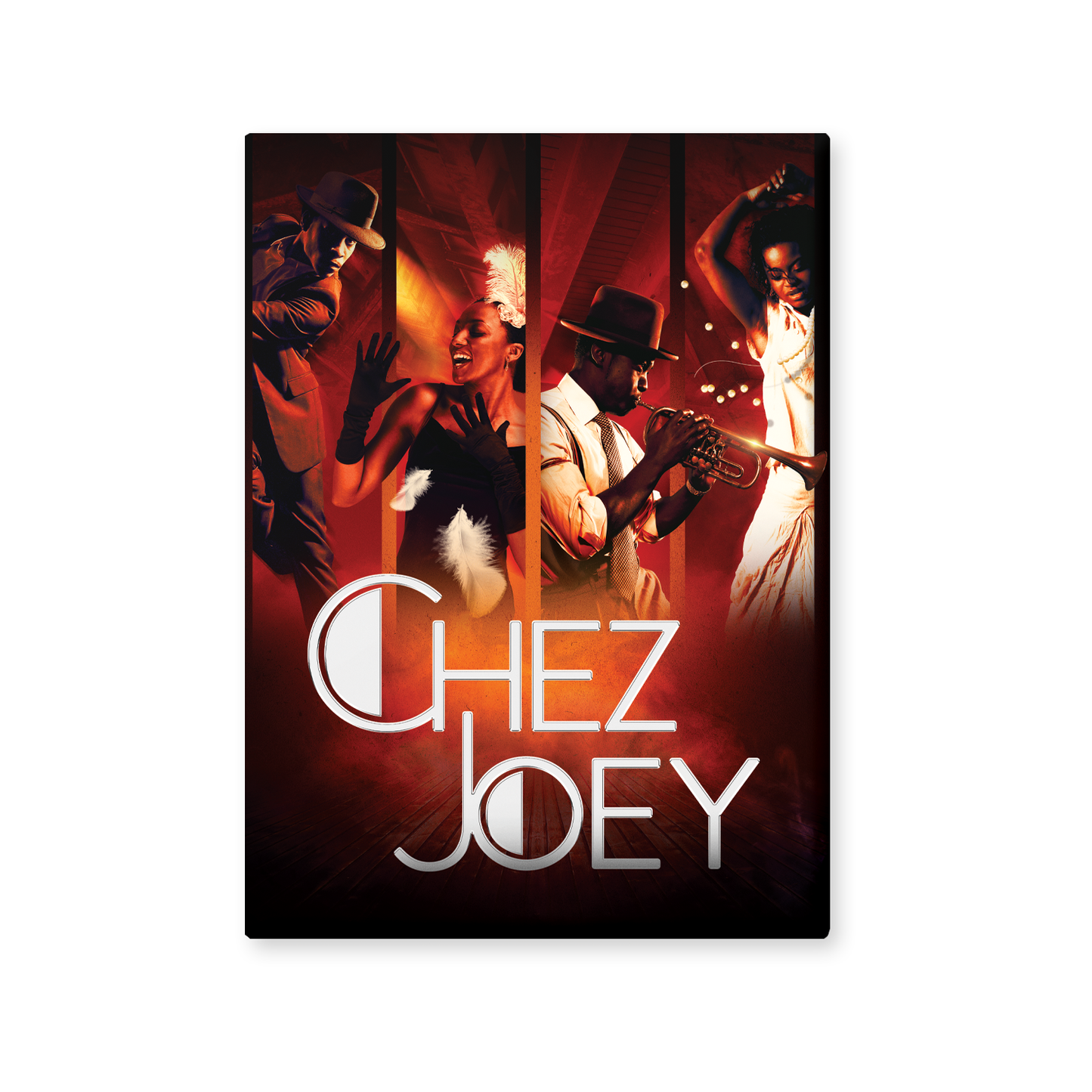 CHEZ JOEY Button Magnet