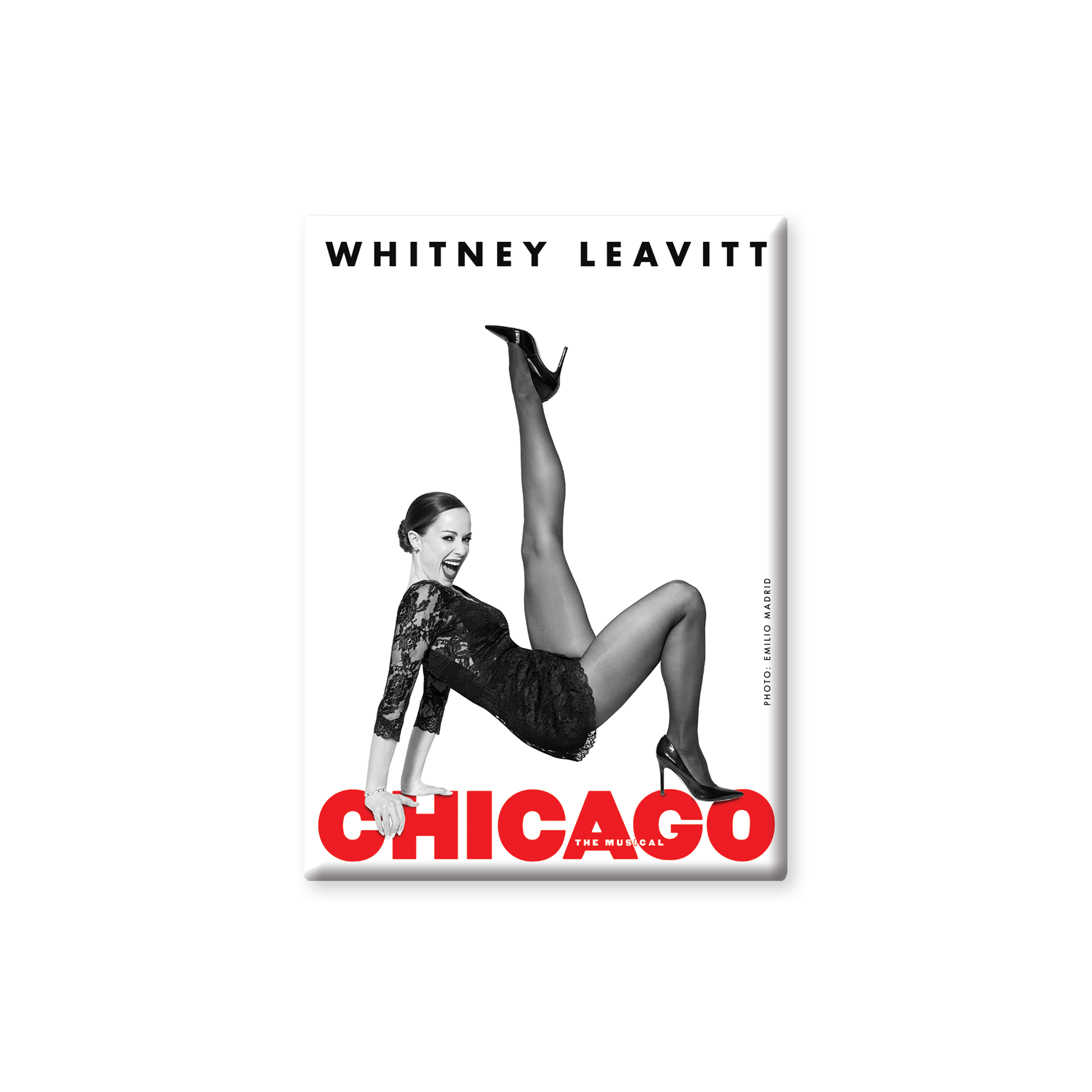 CHICAGO Whitney Leavitt Photo Magnet Broadway Merchandise Shop by Creative Goods CHICAGO Whitney Leavitt Photo Magnet Broadway Merchandise Shop by Creative Goods