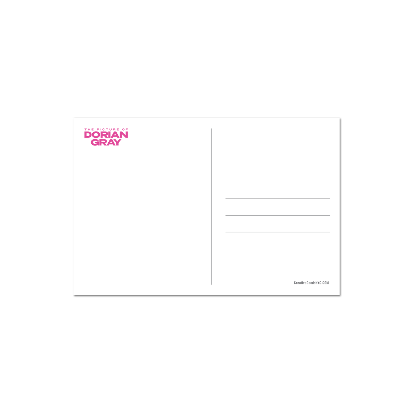 DORIAN GRAY Lenticular Postcard Set