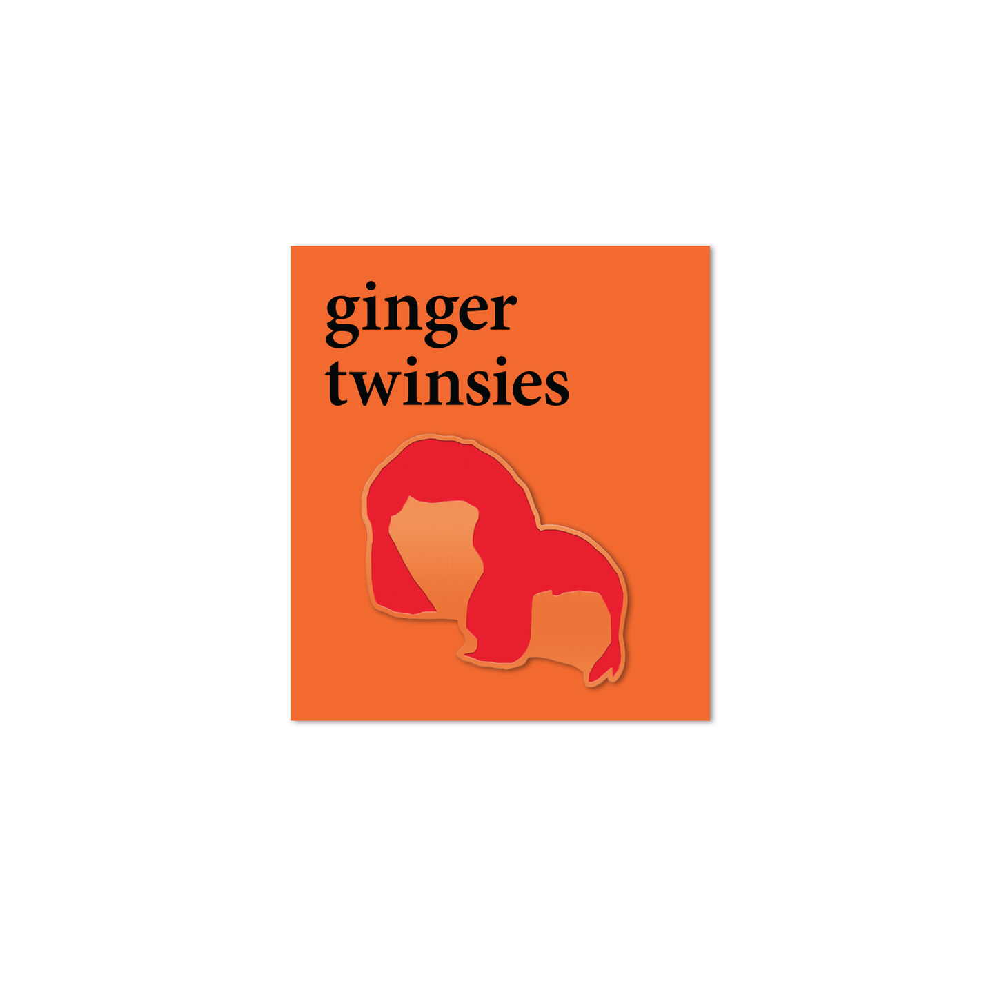 GINGER TWINSIES Red Heads Enamel Pin