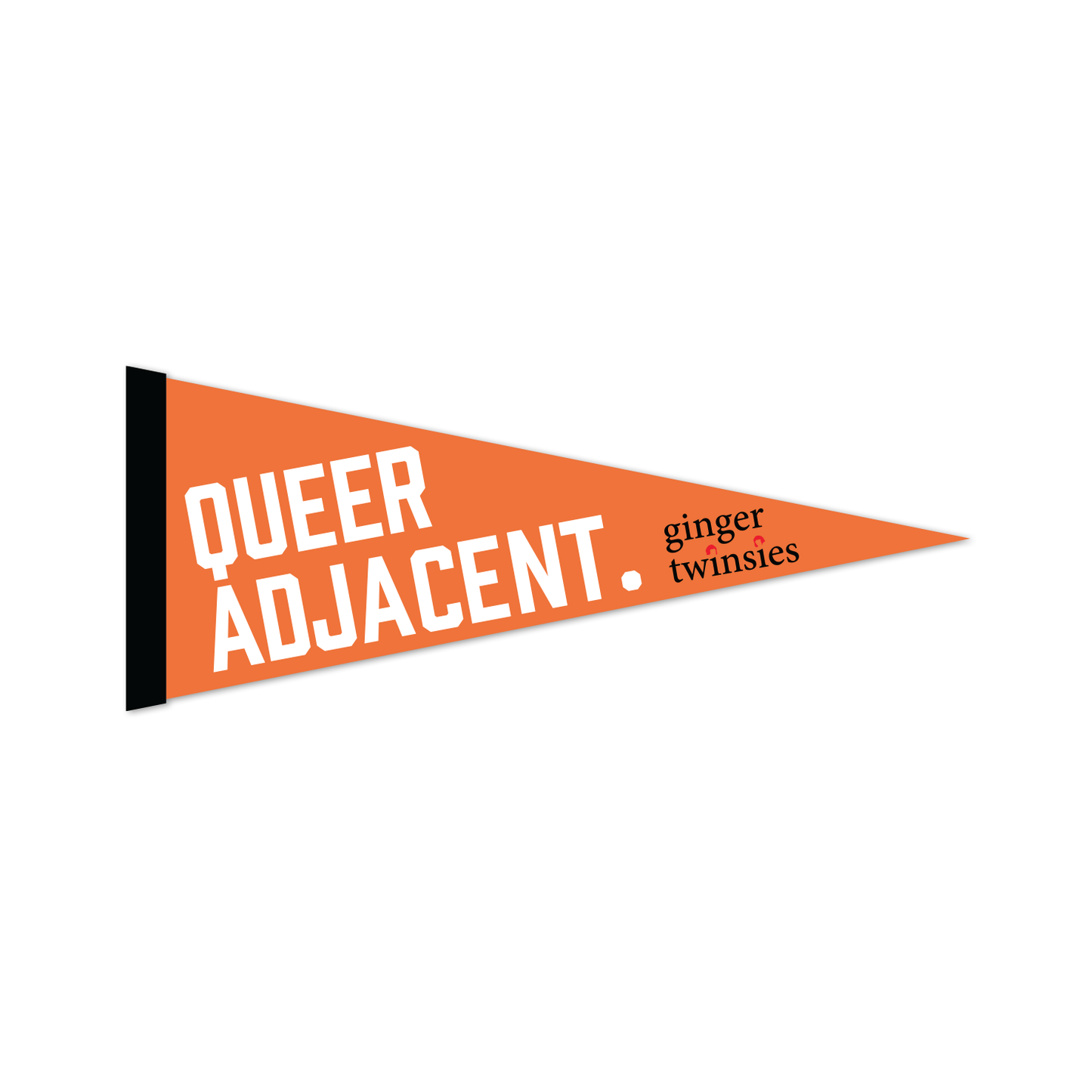 GINGER TWINSIES Queer Adjacent Pennant