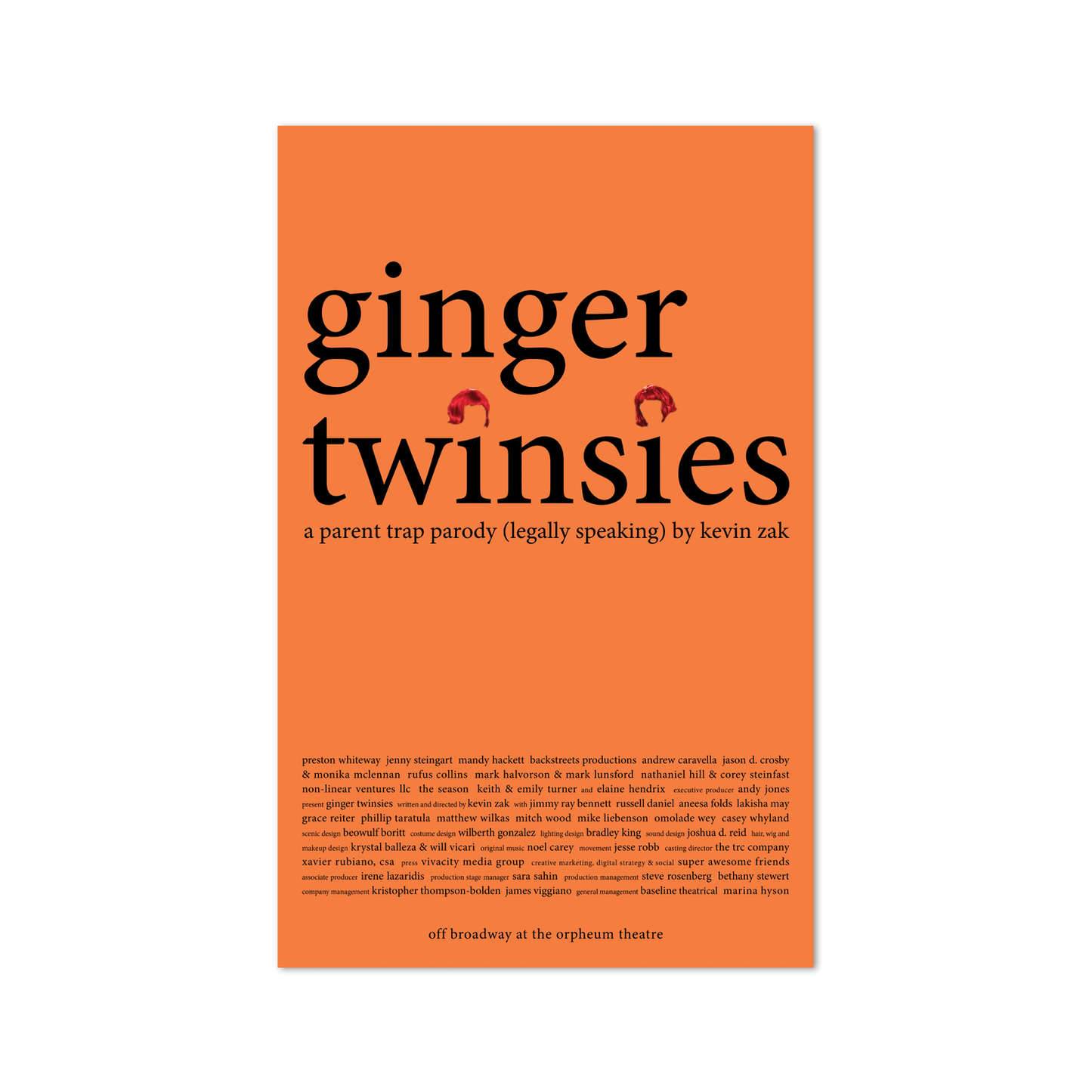 GINGER TWINSIES Windowcard