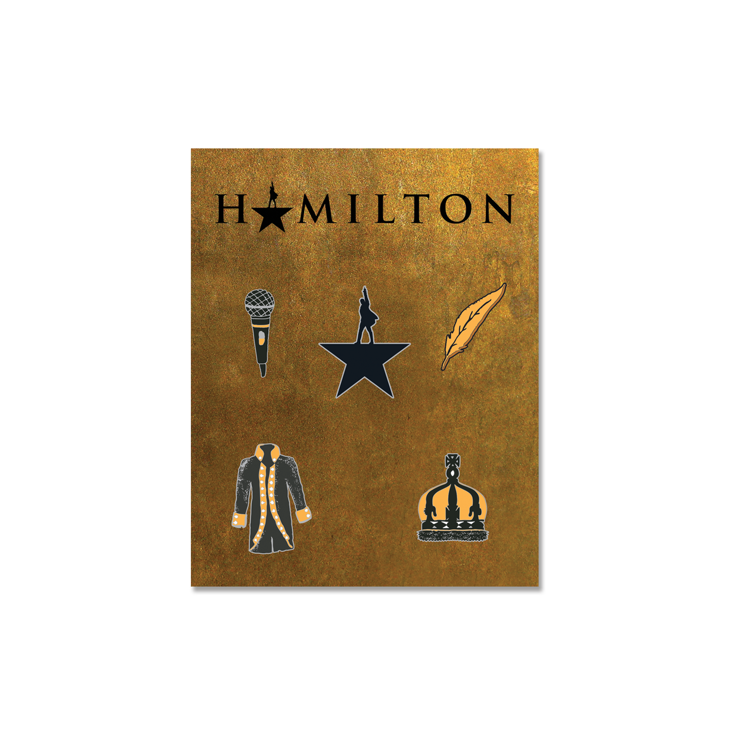 HAMILTON Enamel Pin Set