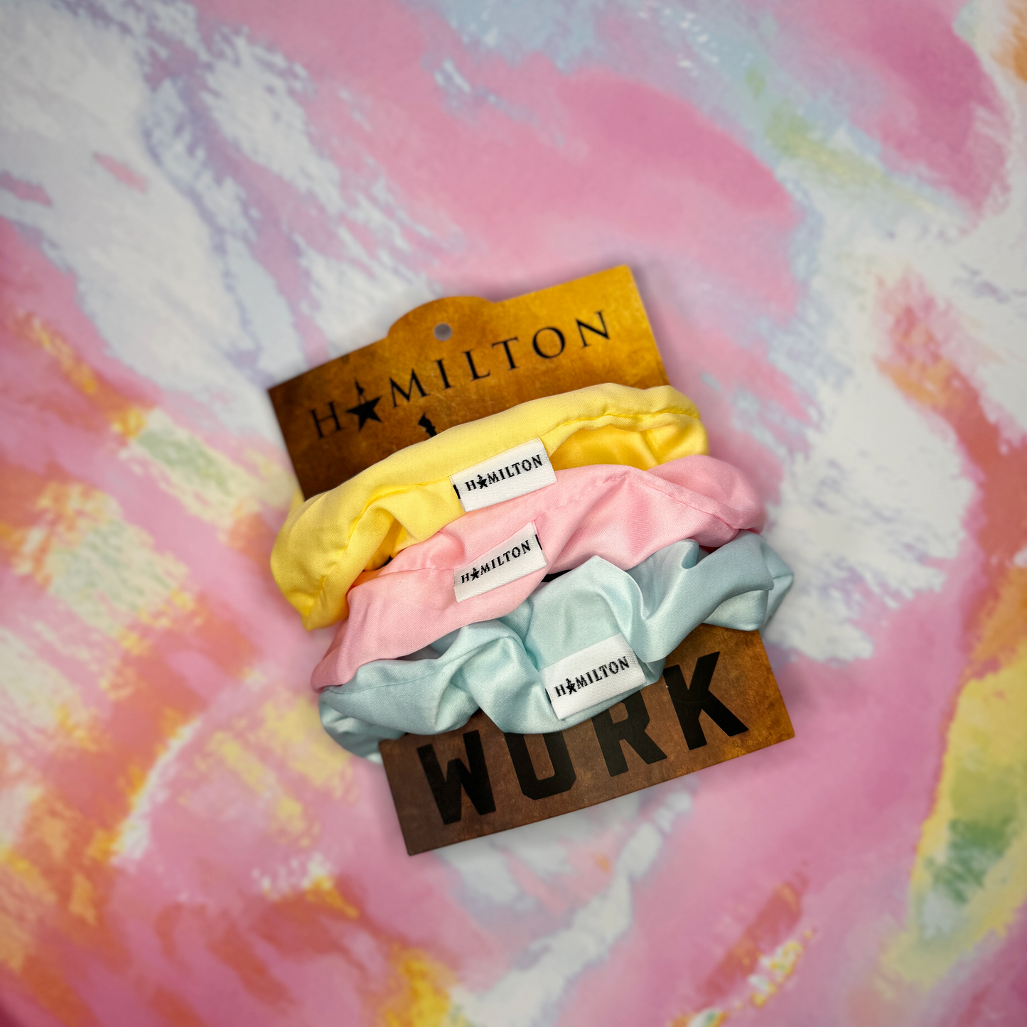 HAMILTON Schuyler Sisters Scrunchie Set