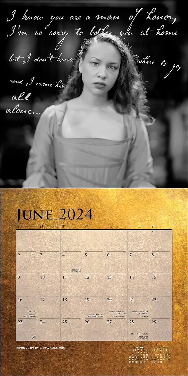 HAMILTON 2024 Wall Calendar