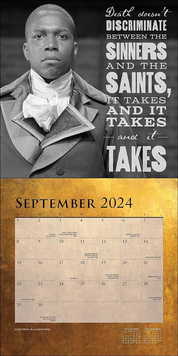 HAMILTON 2024 Wall Calendar