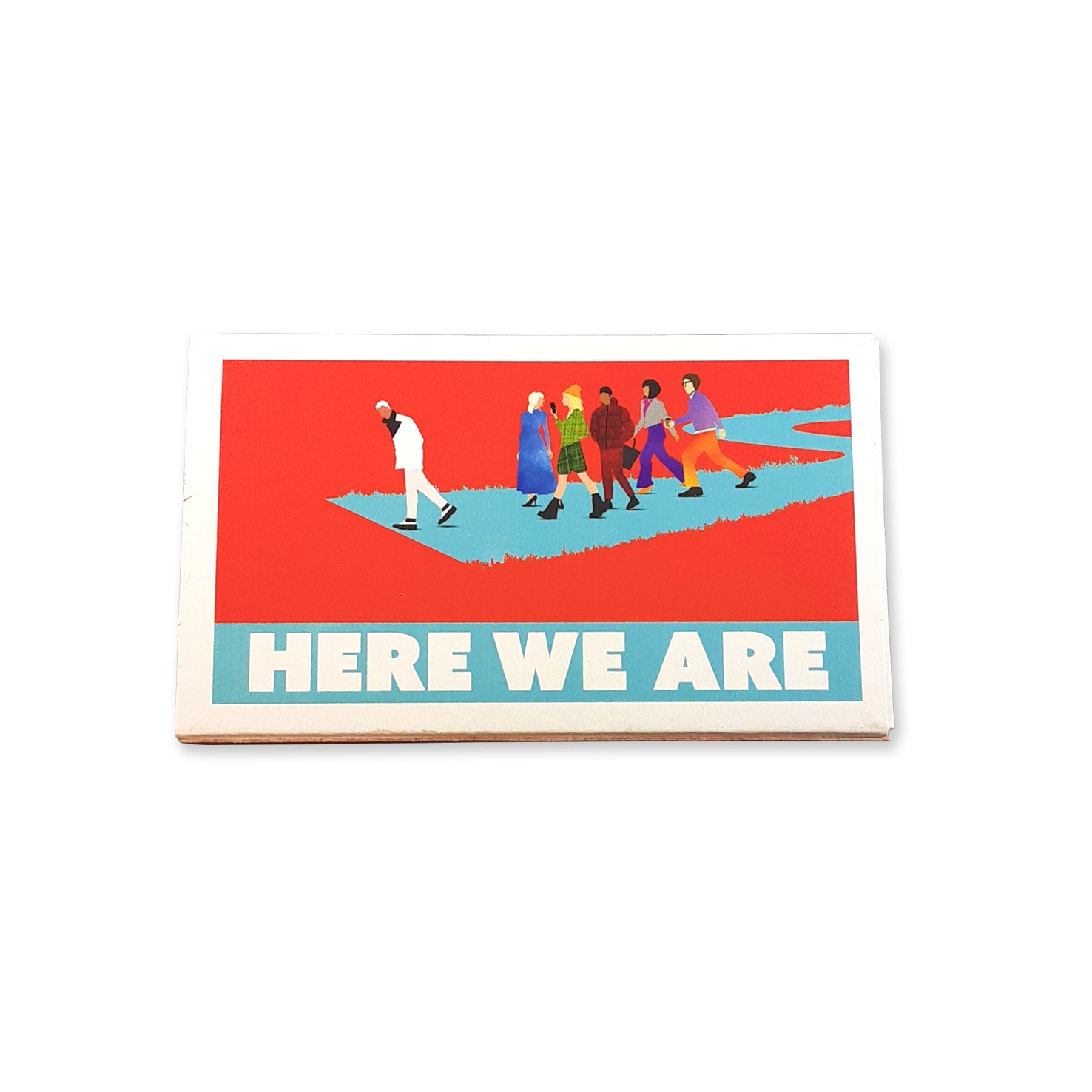 HERE WE ARE Match Box – Broadway Merchandise Shop by Creative Goods