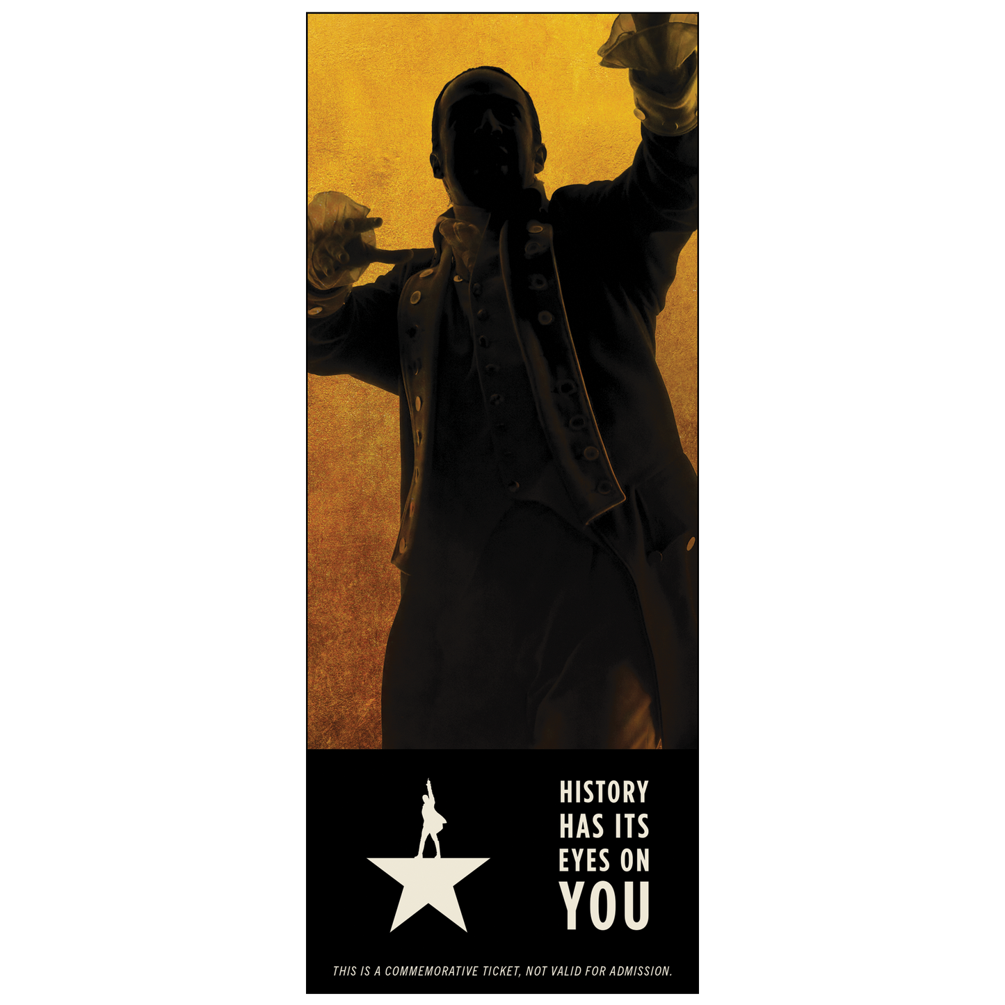 HAMILTON Custom Broadway Souvenir Ticket