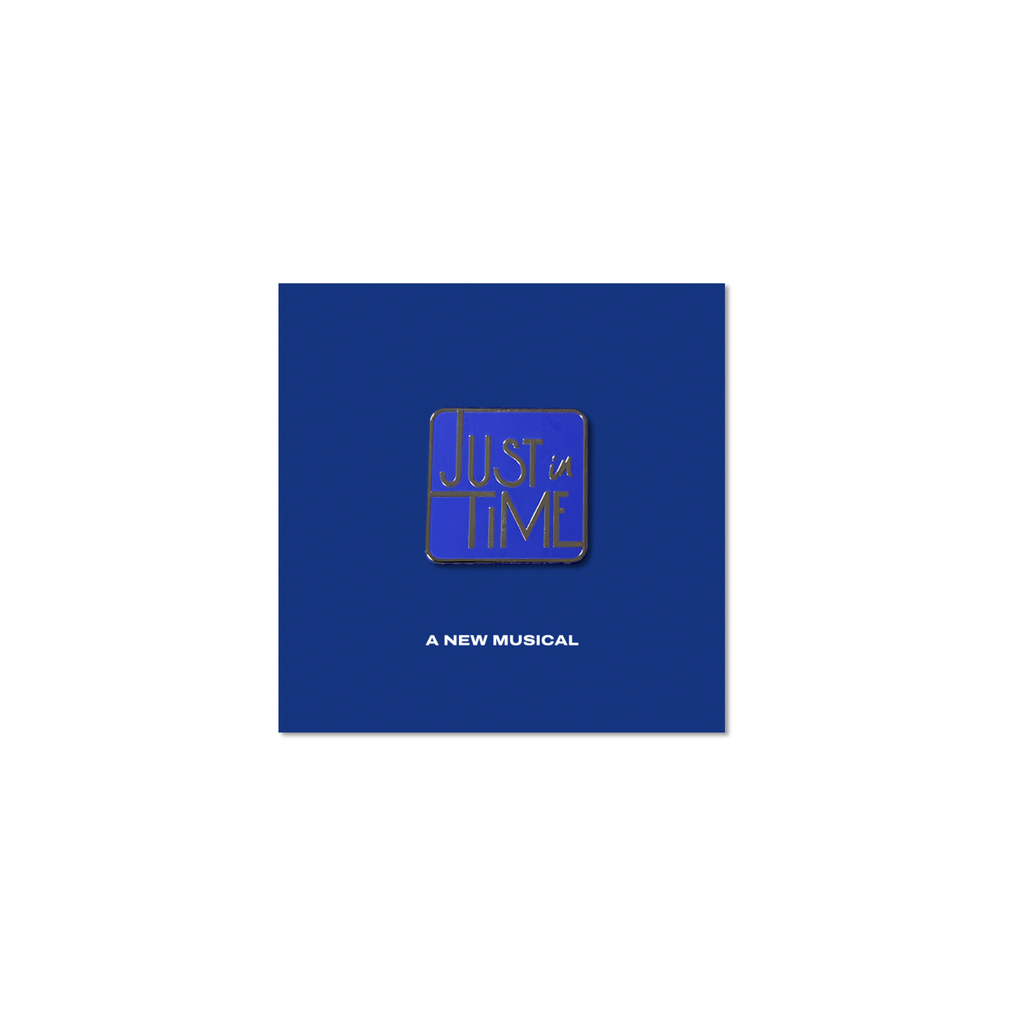 JUST IN TIME Logo Enamel Pin