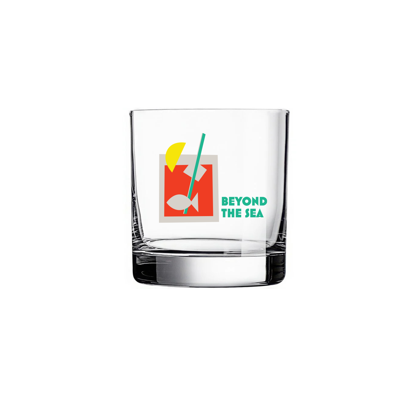 JUST IN TIME Song Titles Rocks Glass Set