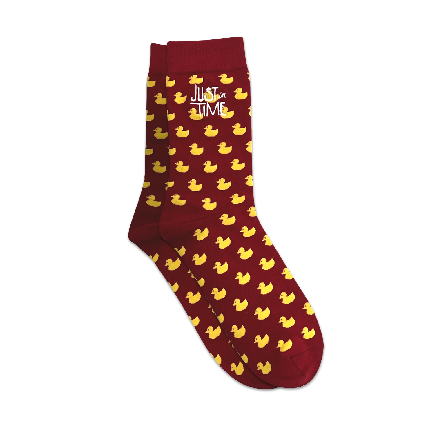 JUST IN TIME Duck Socks – Broadway Merchandise Shop by Creative Goods