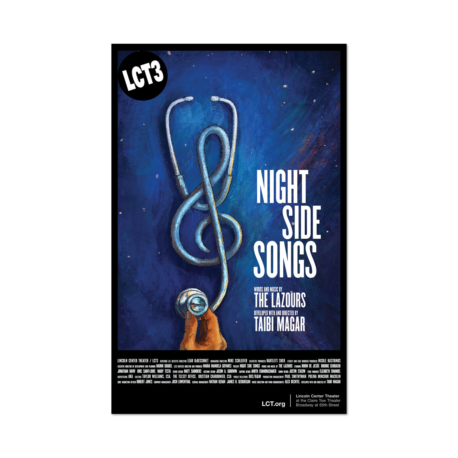NIGHT SIDE SONGS Windowcard – Broadway Merchandise Shop by