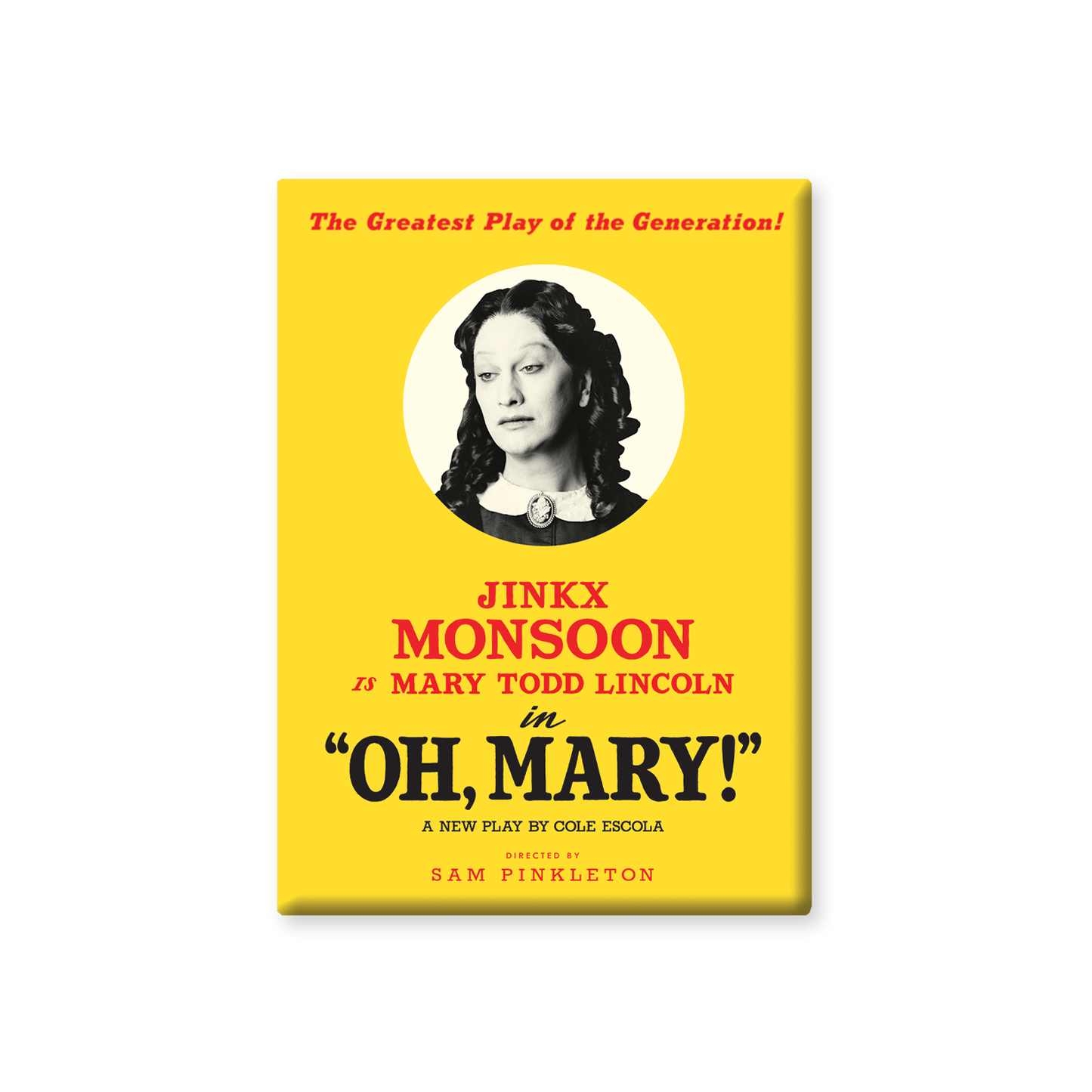 OH MARY! Jinkx Button Magnet