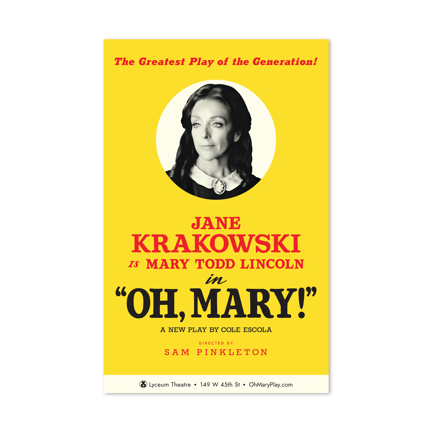 OH MARY! Krakowski Windowcard – Broadway Merchandise Shop by