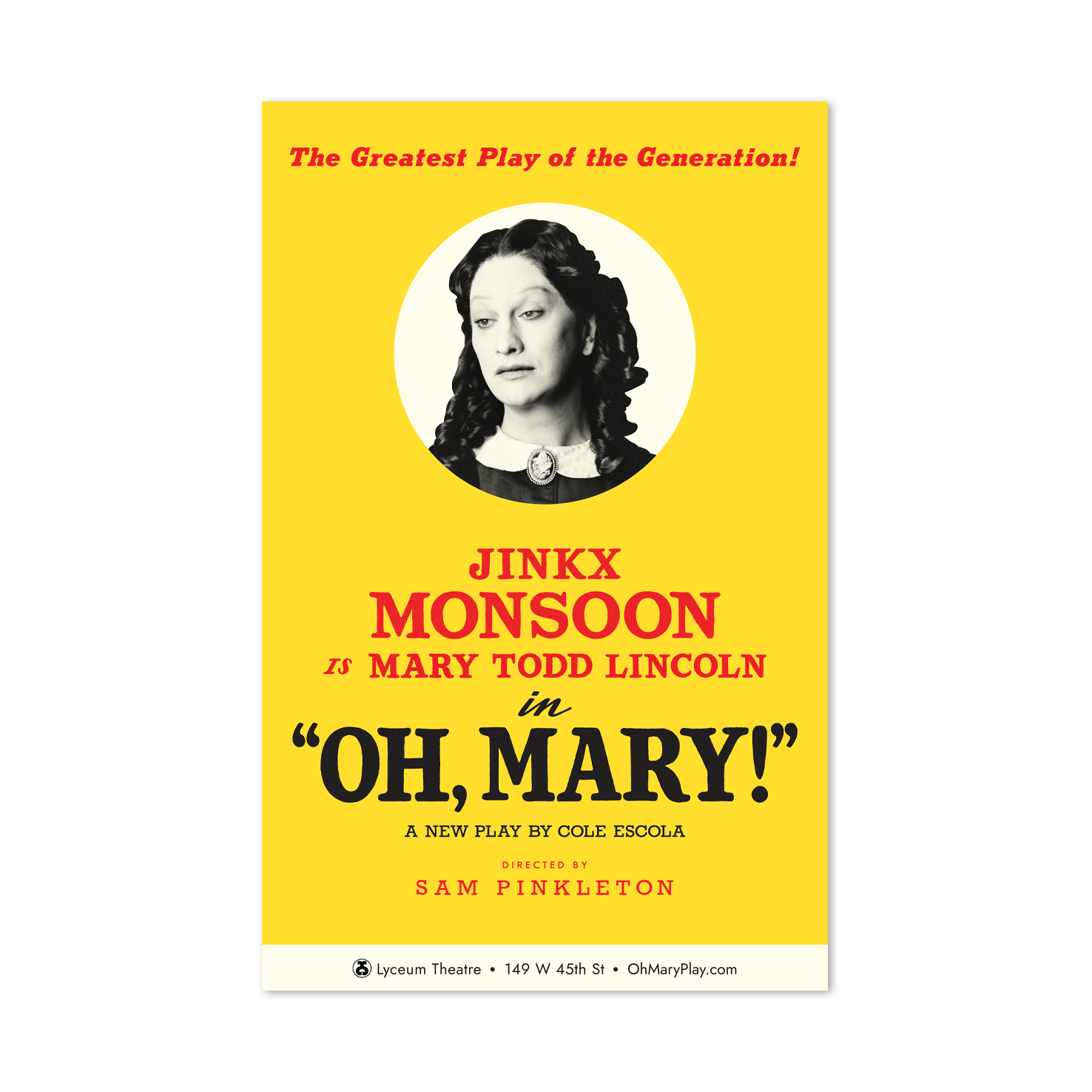 Mary's room 掛軸 墨書 OH MARY! Jinkx Windowcard – Broadway Merchandise Shop by Creative