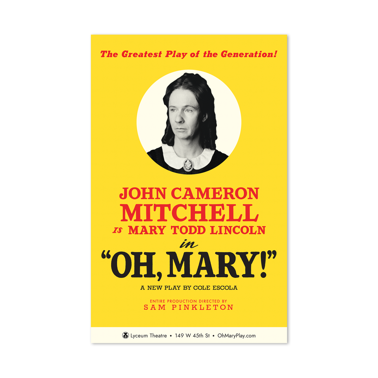 OH MARY! JC Mitchell Windowcard