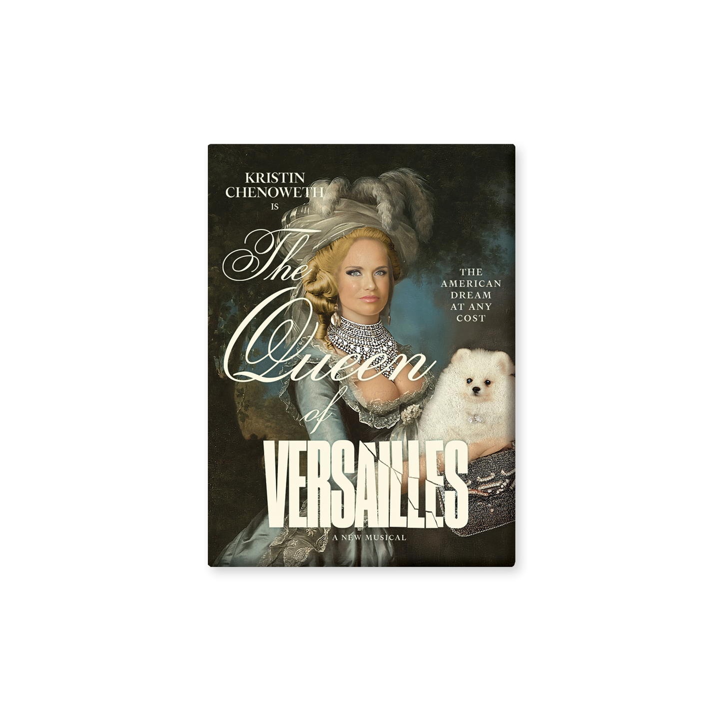 QUEEN OF VERSAILLES Portrait Button Magnet