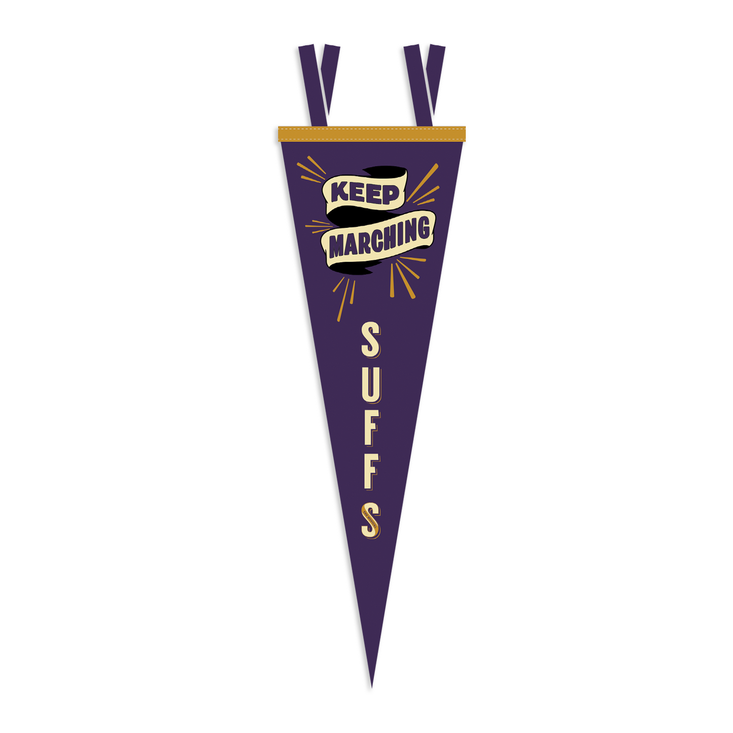 SUFFS X Oxford Pennant - Keep Marching Pennant Large