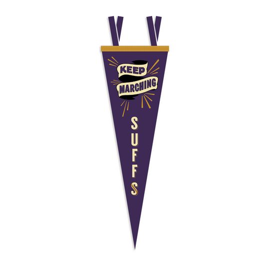 SUFFS X Oxford Pennant - Keep Marching Pennant Large