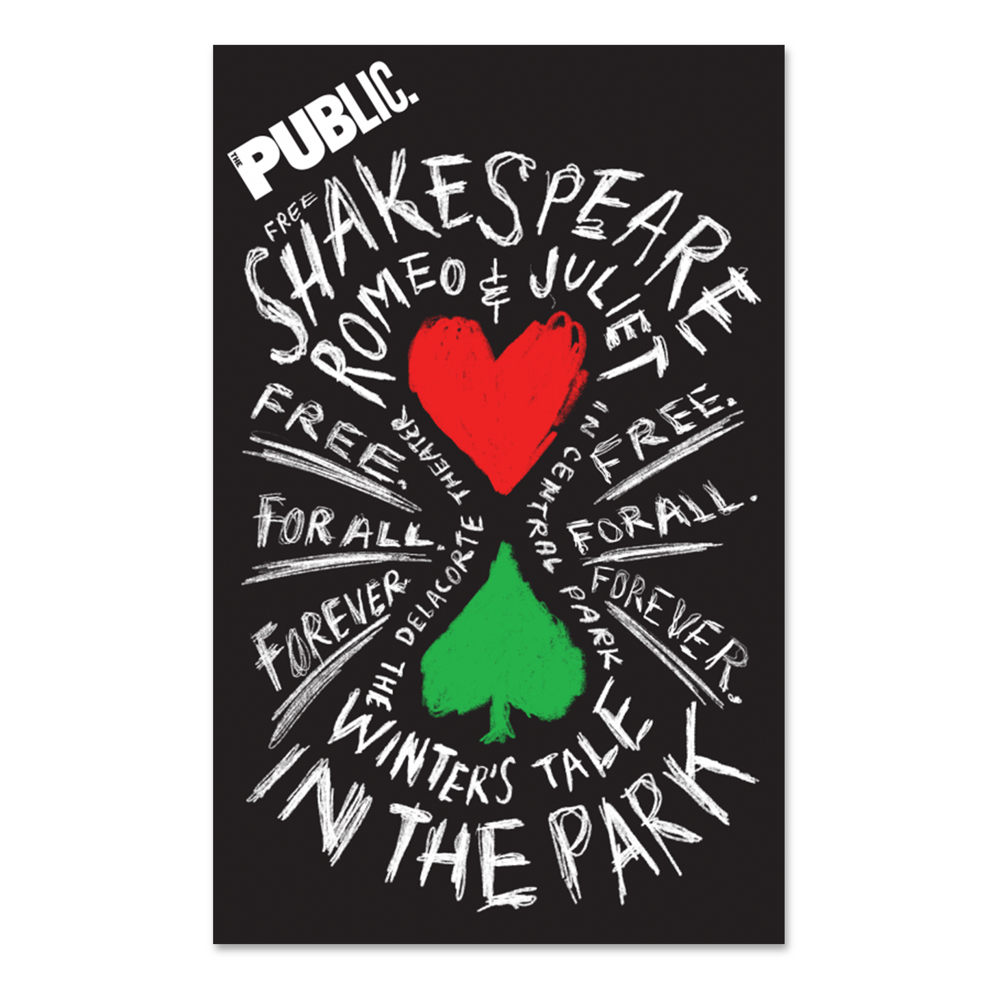 SHAKESPEARE IN THE PARK 2026 Windowcard