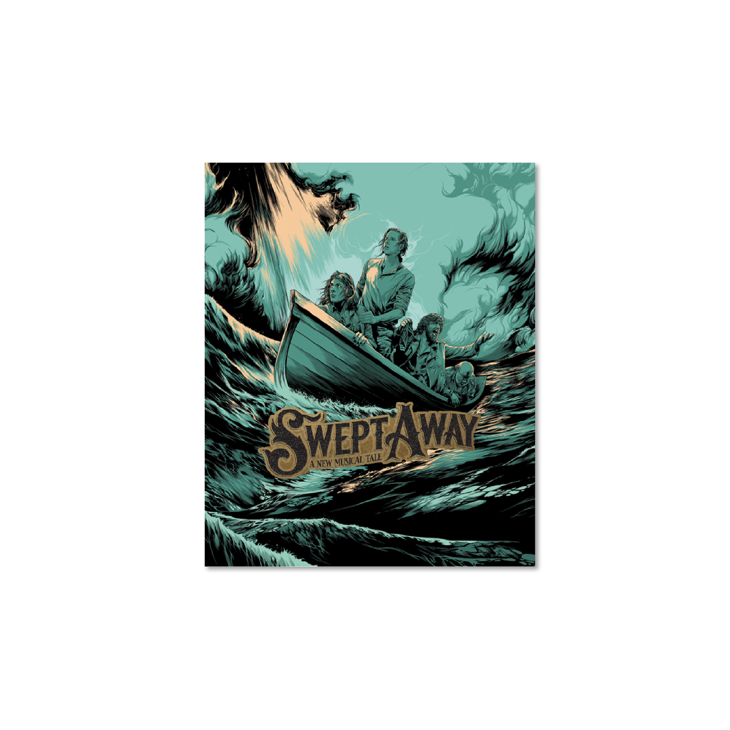 SWEPT AWAY Lapel Pin