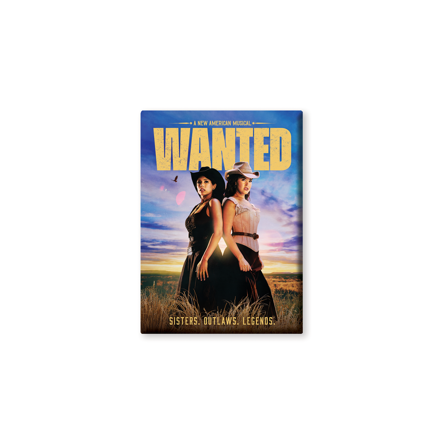 WANTED Button Magnet