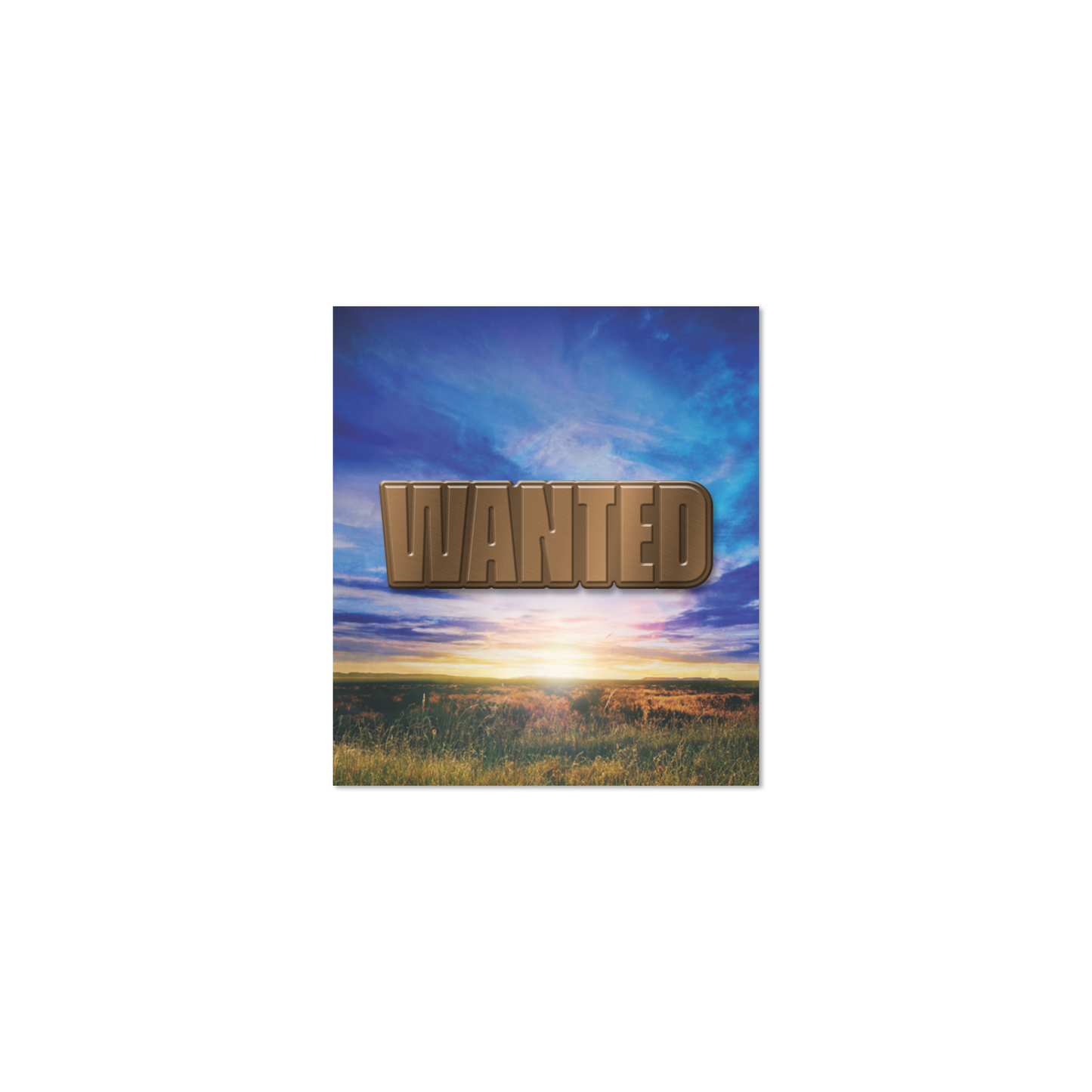 WANTED Logo Enamel Pin