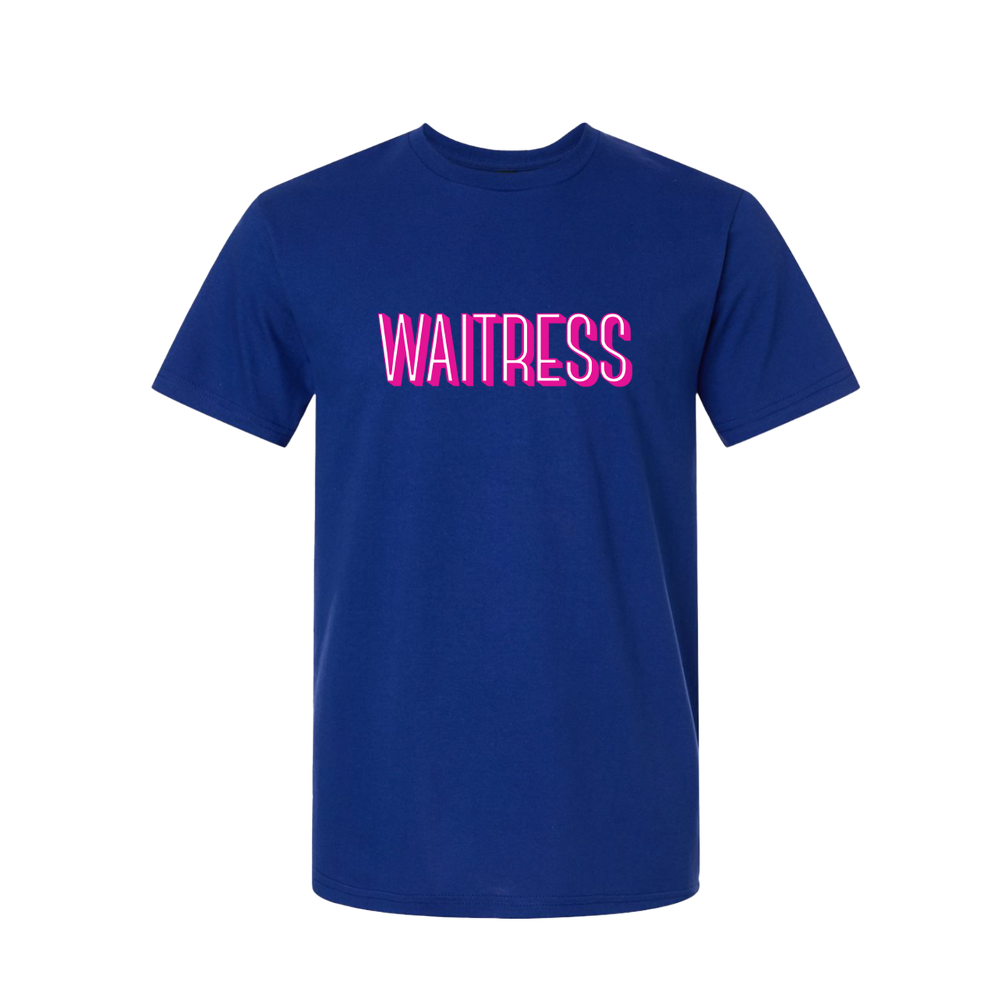 WAITRESS Logo Tee Blue