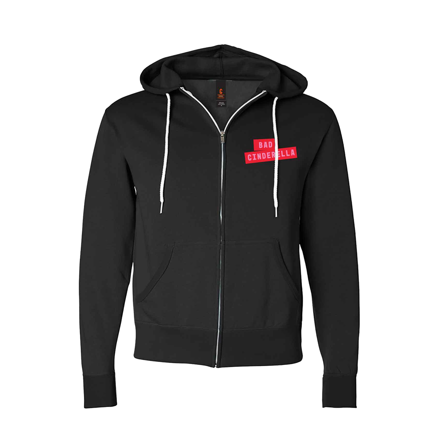 BAD CINDERELLA LOGO ZIP HOODIE