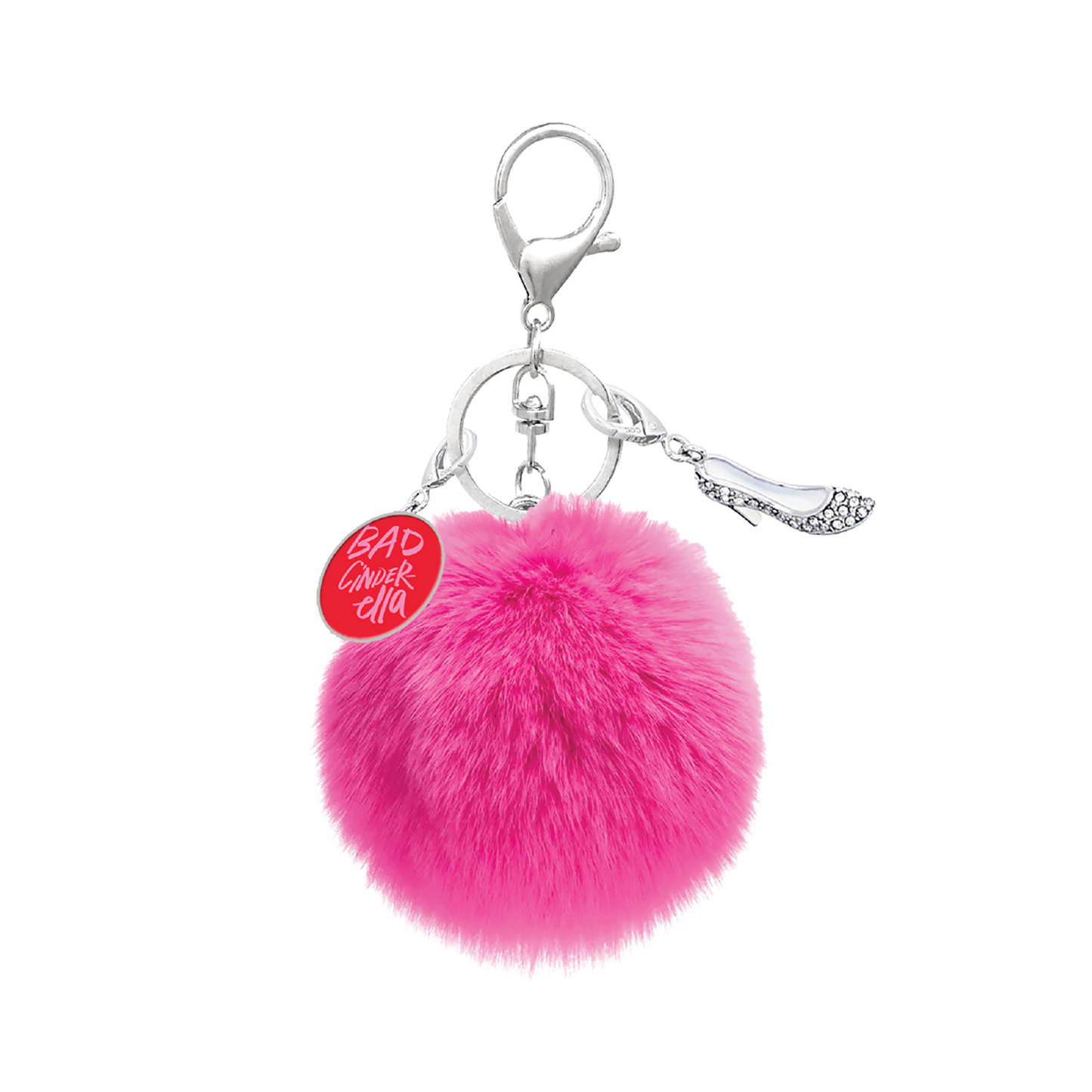 BAD CINDERELLA Heel Pompom Keychain