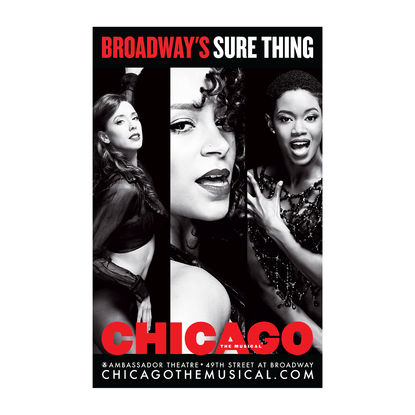 CHICAGO Sure Thing WIndowcard