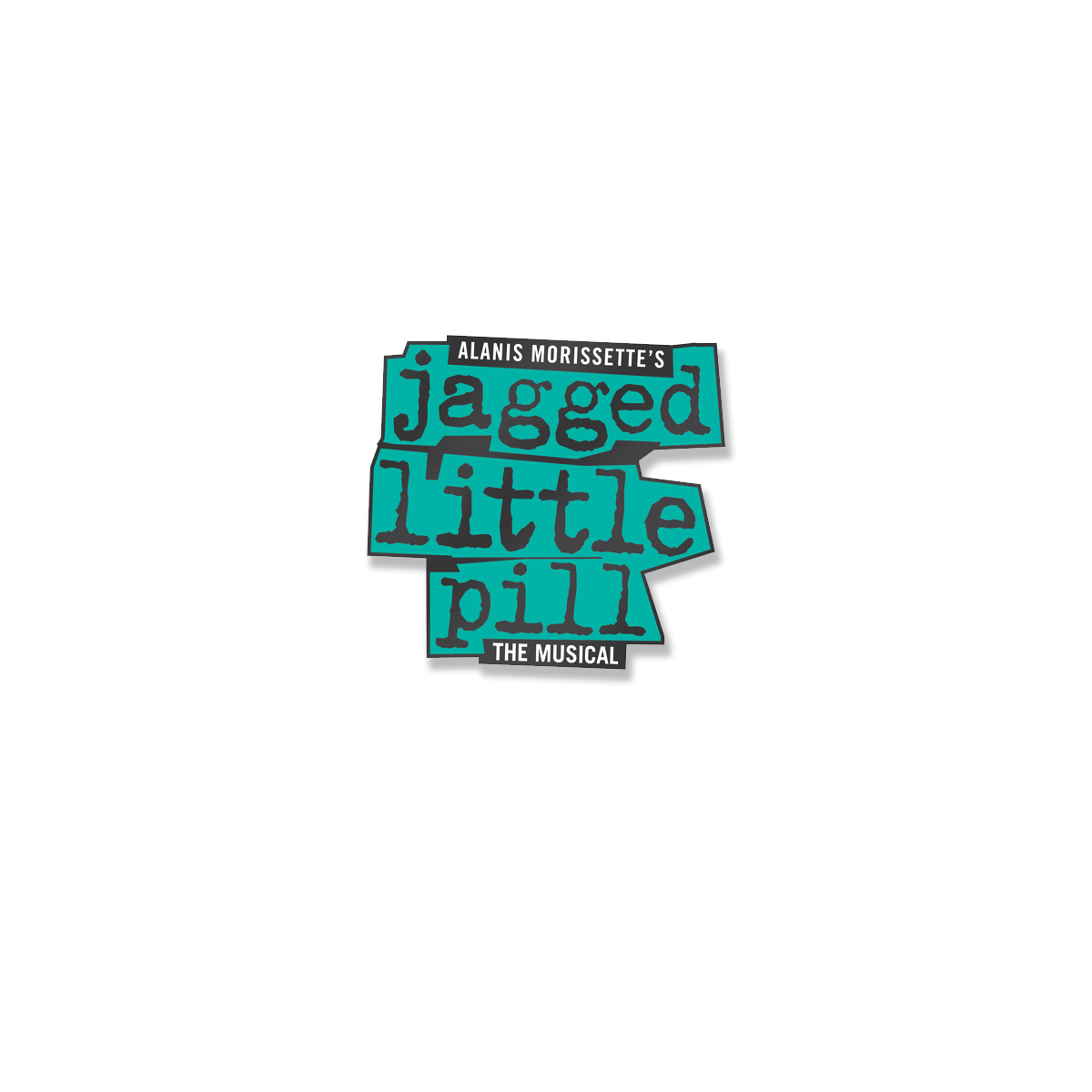 JAGGED LITTLE PILL Text Logo Lapel Pin