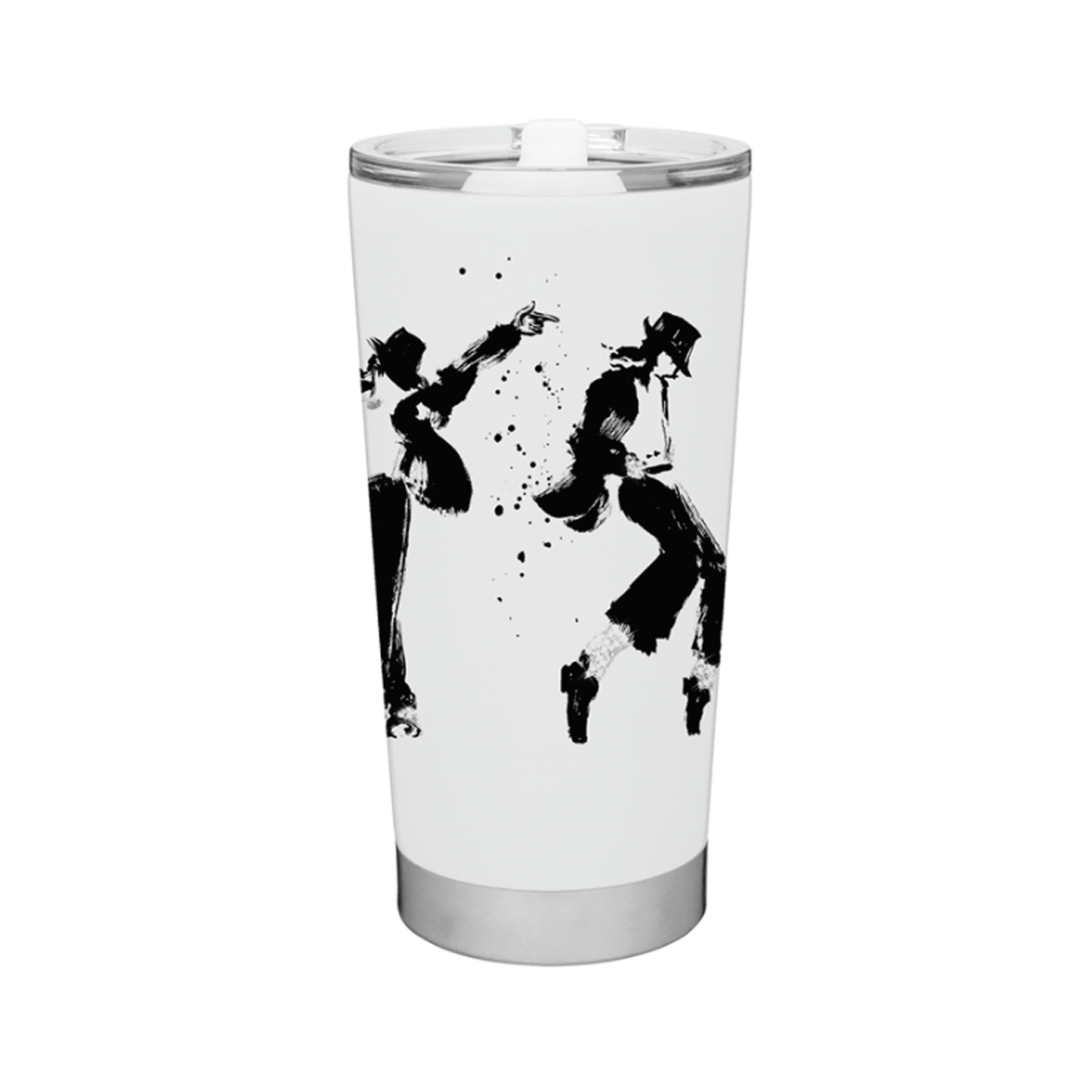 MJ THE MUSICAL Logo Tumbler - White