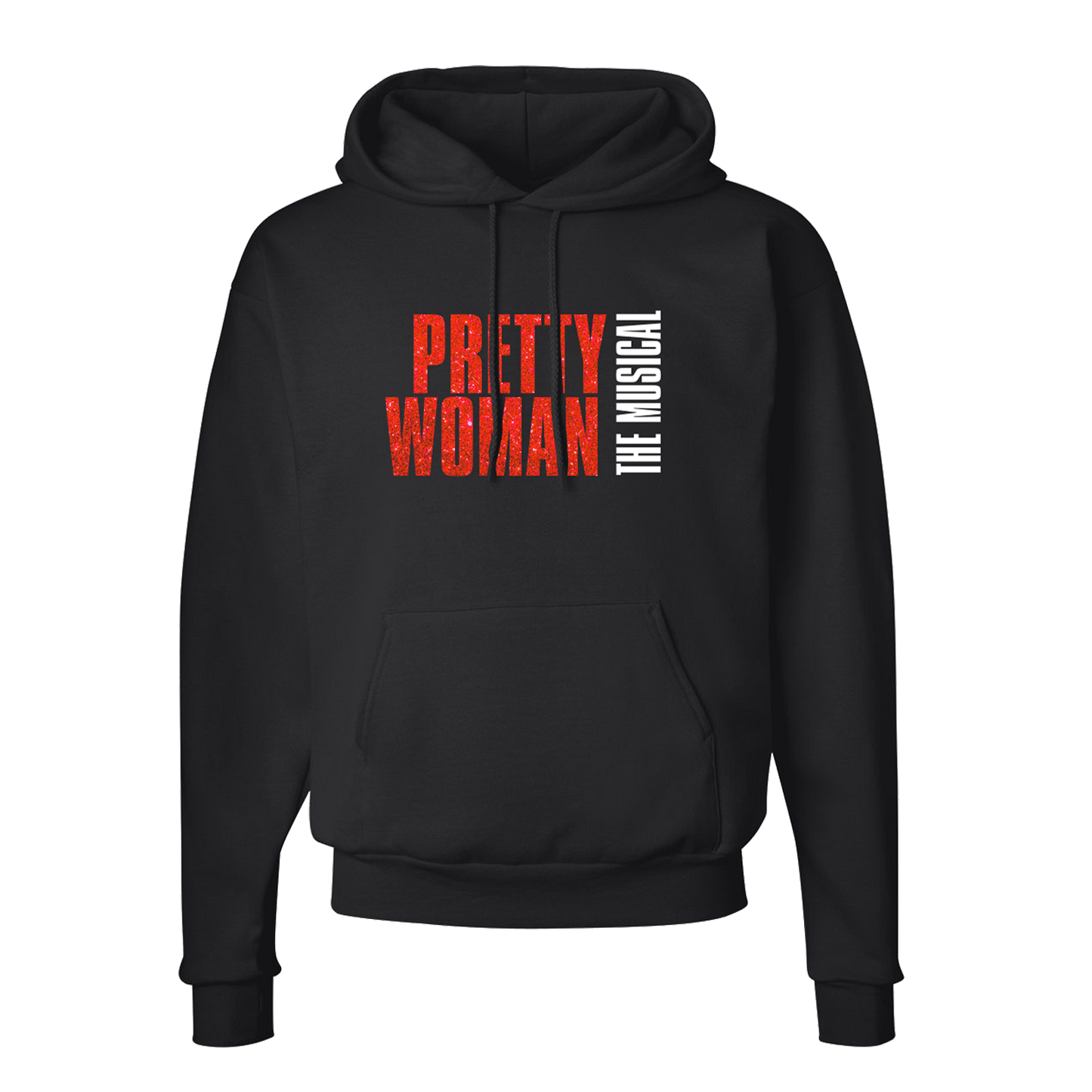 PRETTY WOMAN Logo Pullover Hoodie - Black
