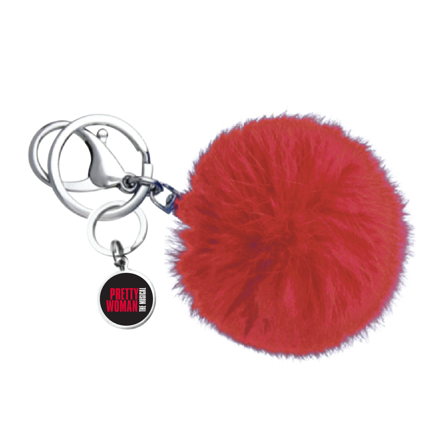 PRETTY WOMAN Pompom Keychain