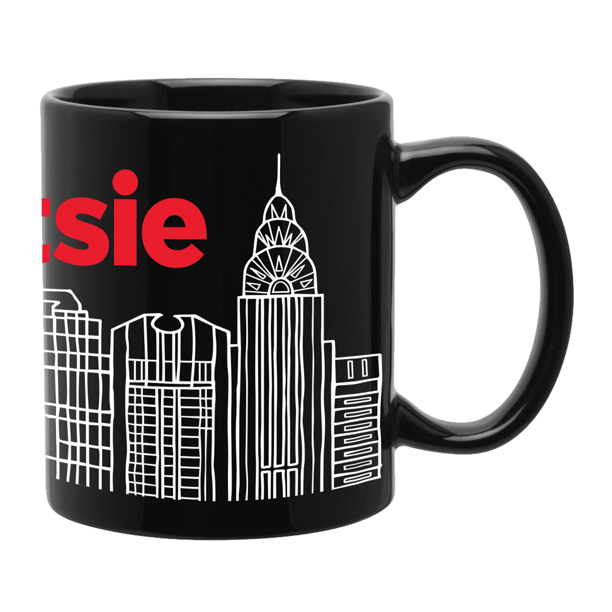 TOOTSIE Skyline Mug - Black