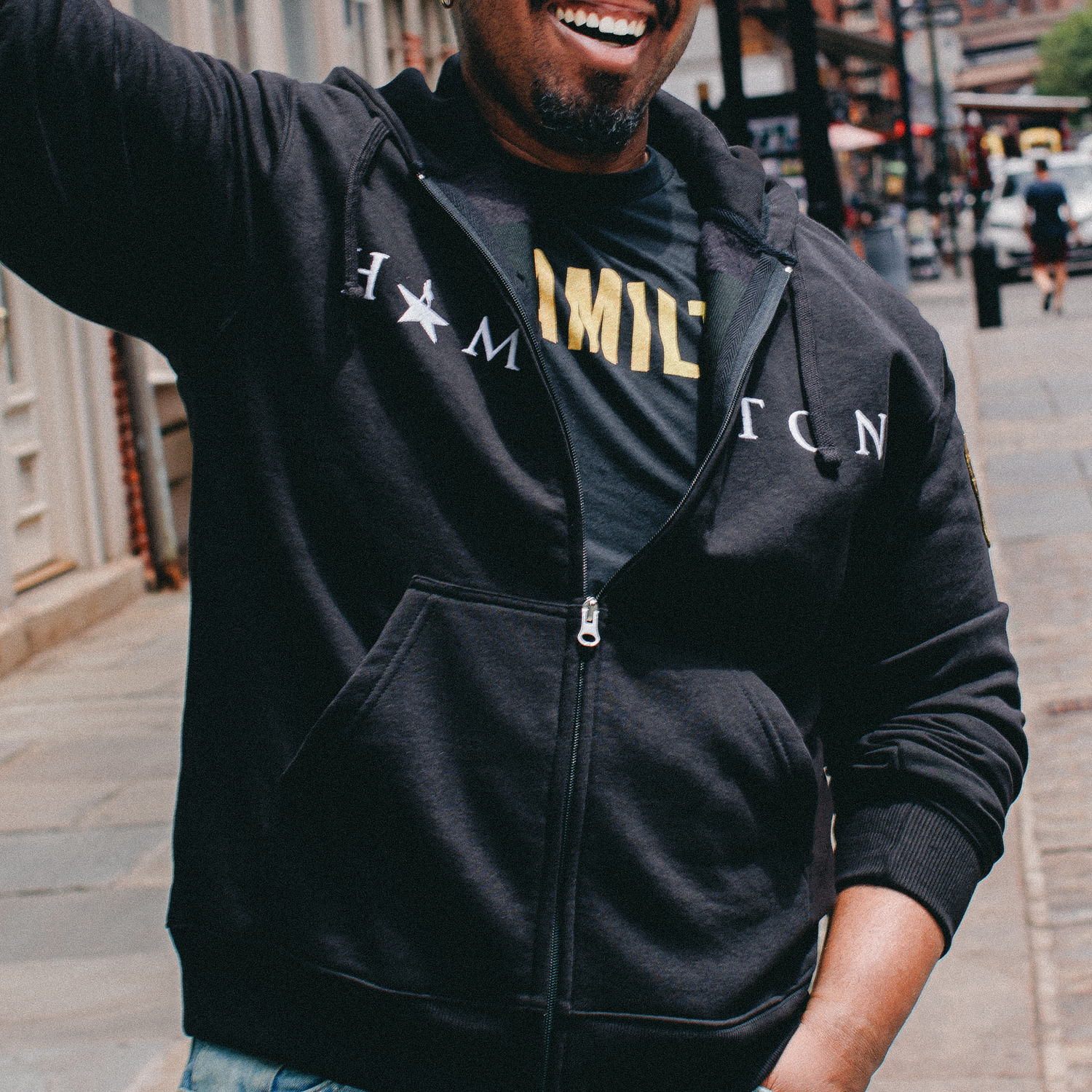 Hamil10 Zip Hoodie
