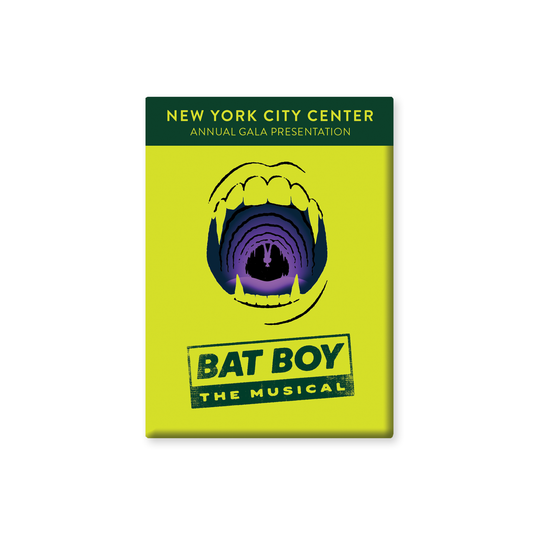 BAT BOY Logo Button Magnet