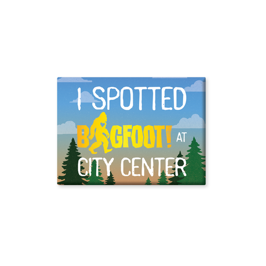 BIGFOOT Scenic Button Magnet