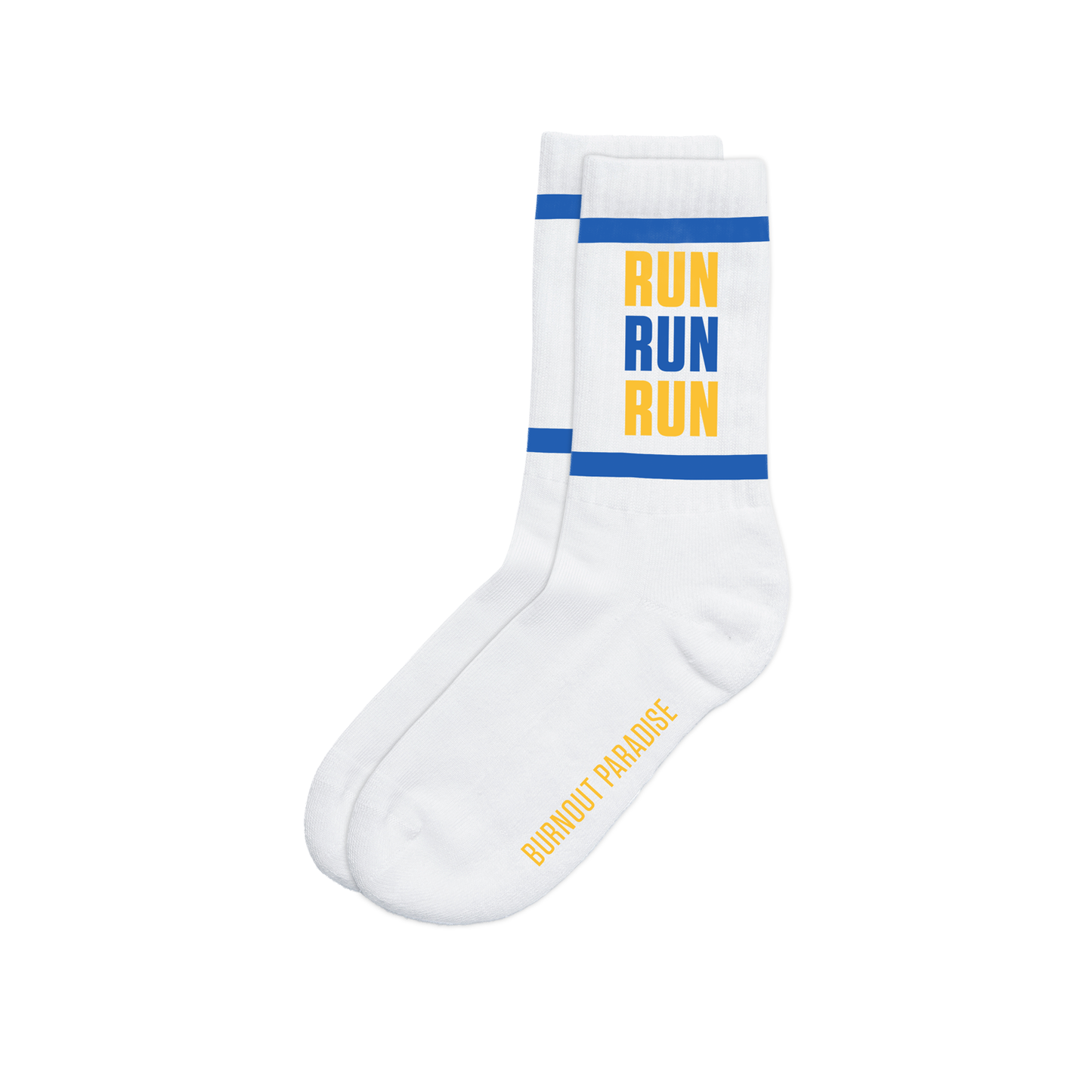 BURNOUT PARADISE Socks White