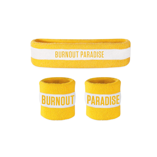BURNOUT PARADISE Sweatband Set