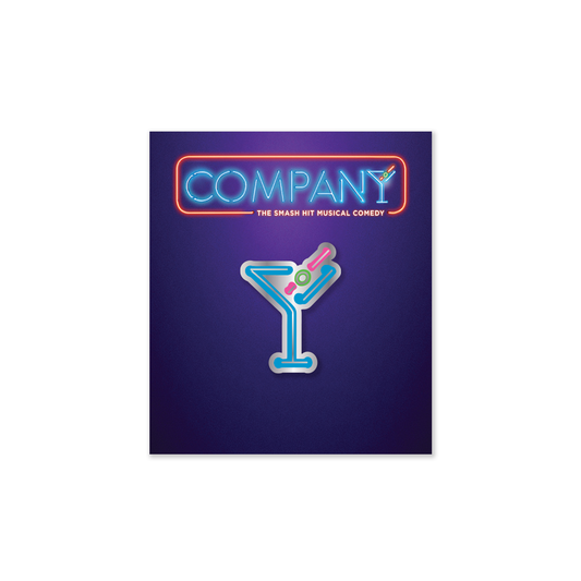 COMPANY Martini Lapel Pin