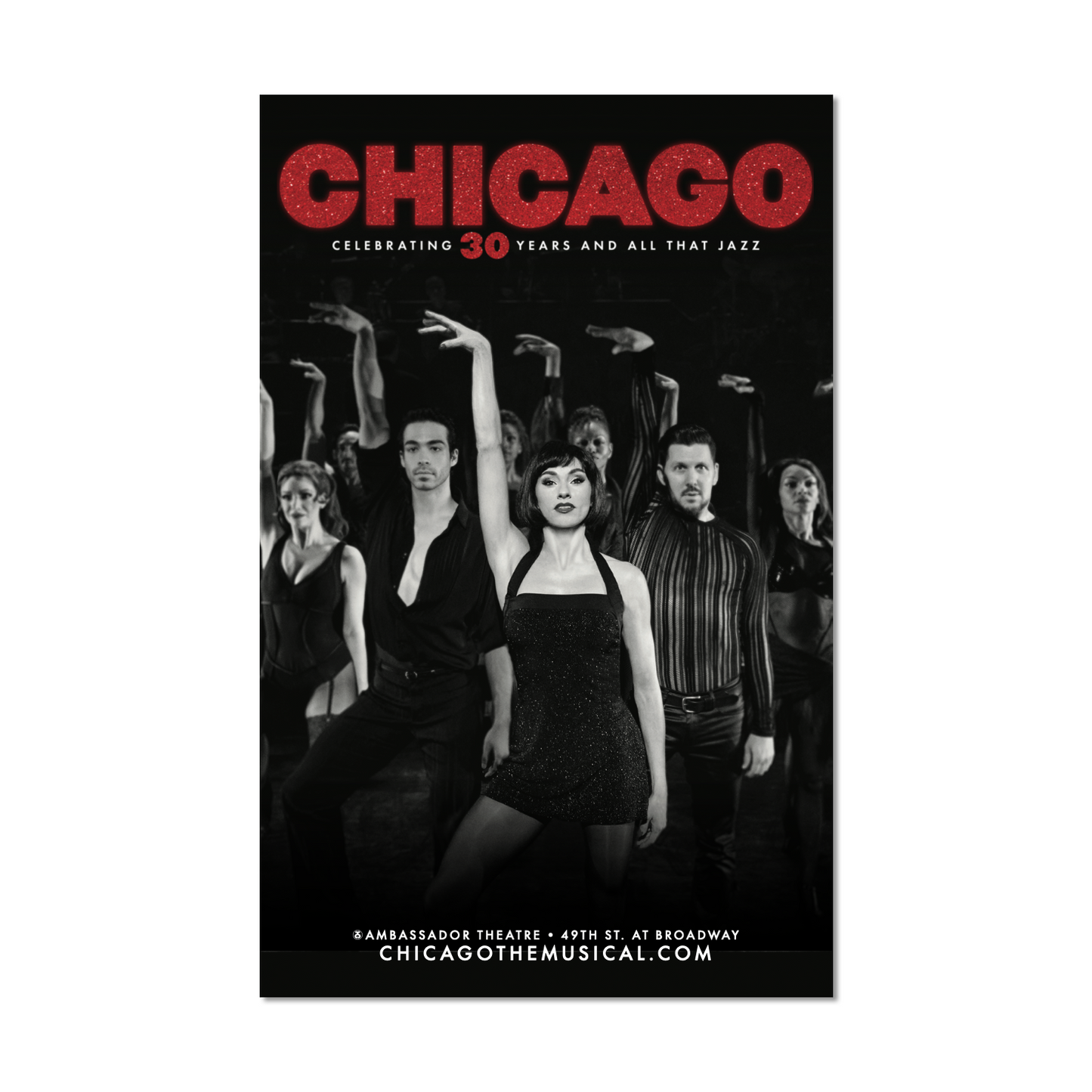 CHICAGO 30th Anniversary Windowcard
