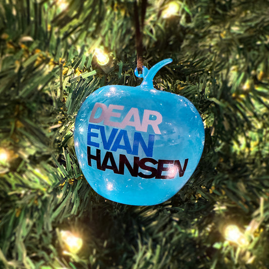 DEAR EVAN HANSEN Apple Glass Ornament