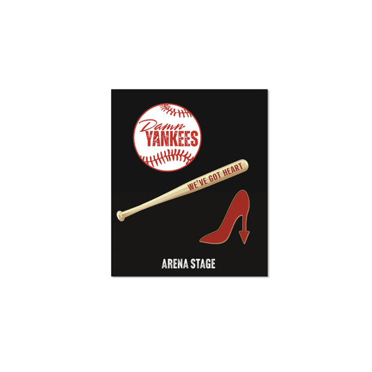 DAMN YANKEES Three Pin Set