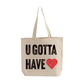 DAMN YANKEES Heart Tote