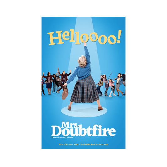 MRS. DOUBTFIRE TOUR WINDOWCARD