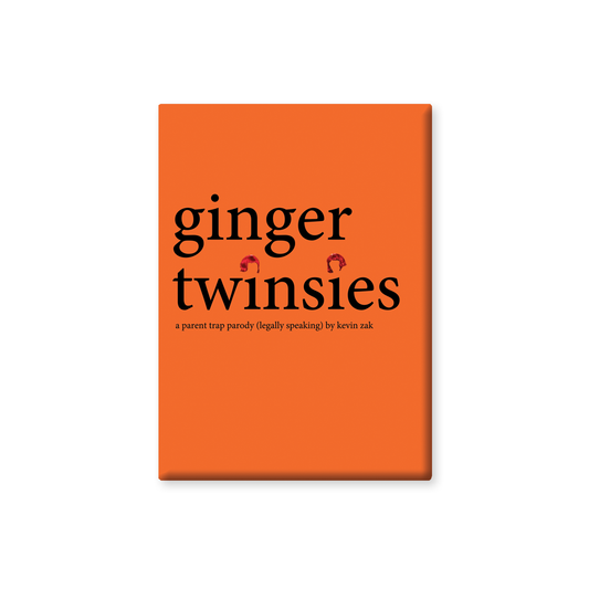 GINGER TWINSIES Logo Button Magnet