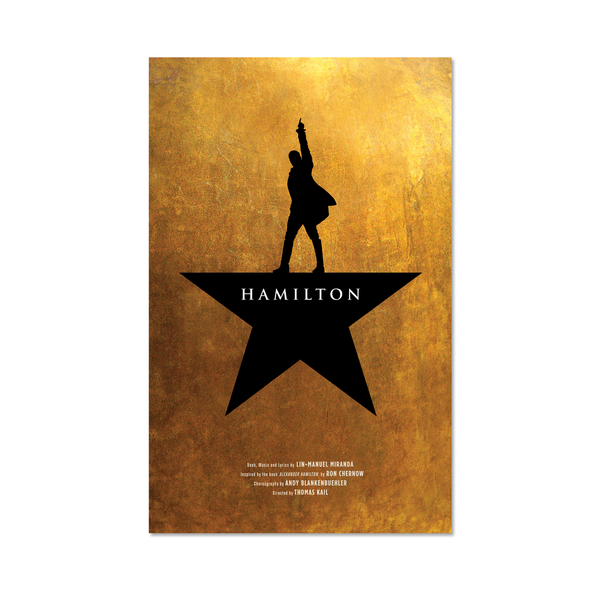 HAMILTON Windowcard – Broadway Merchandise Shop by Creative Goods